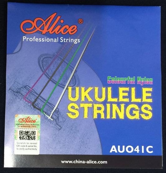 Alice AU041C Colourful Ukulele Nylon String Set