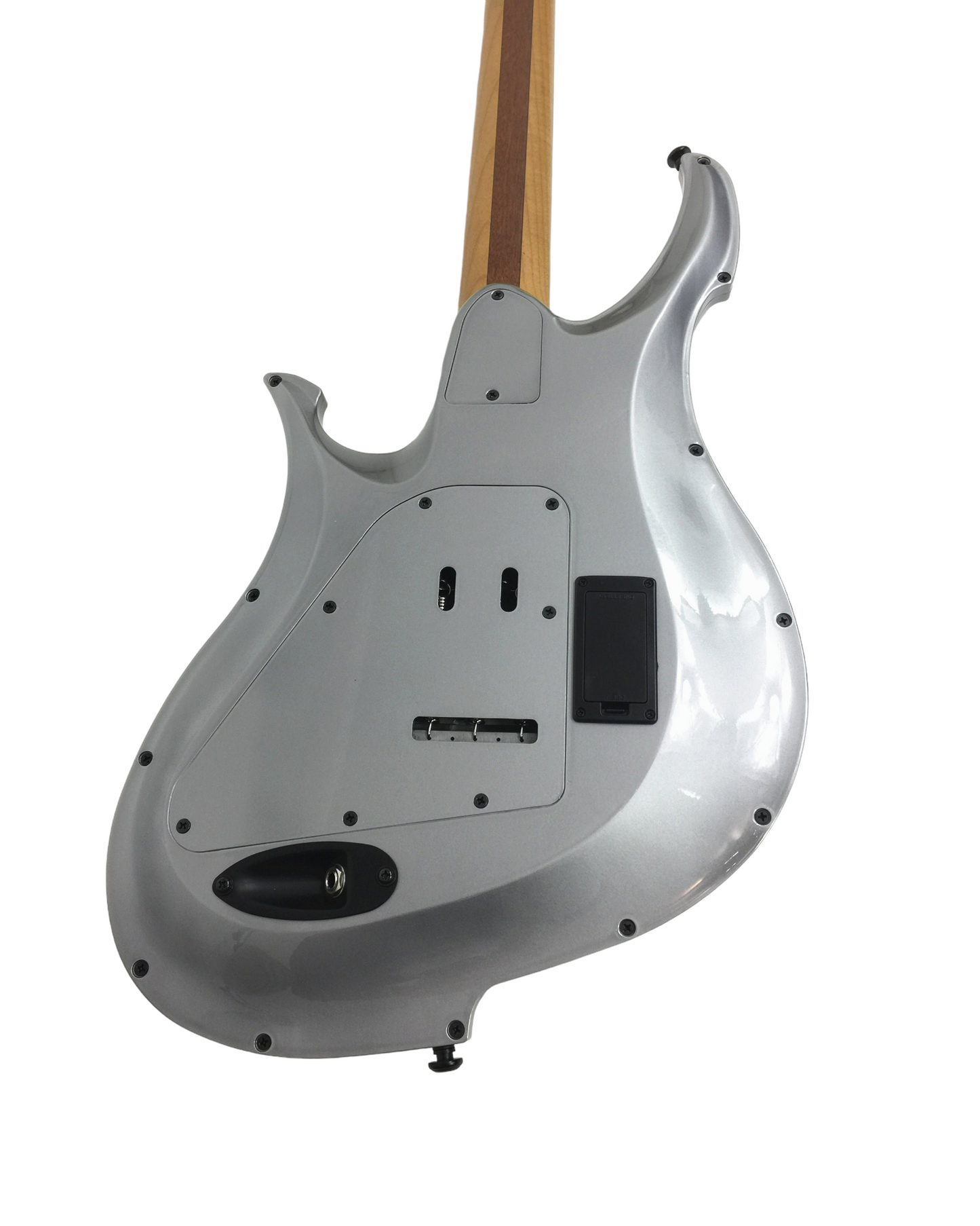 KOLOSS GT690MN3SV Silver Aluminum Body Roasted Maple Neck Electric Guitar + Bag