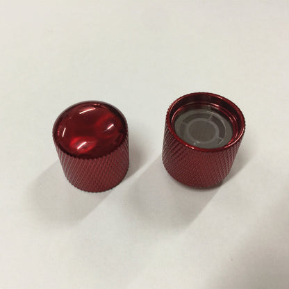 VN10RD Barrel Style Volume / Tone Control Knob for Electric Guitar and Bass - Red