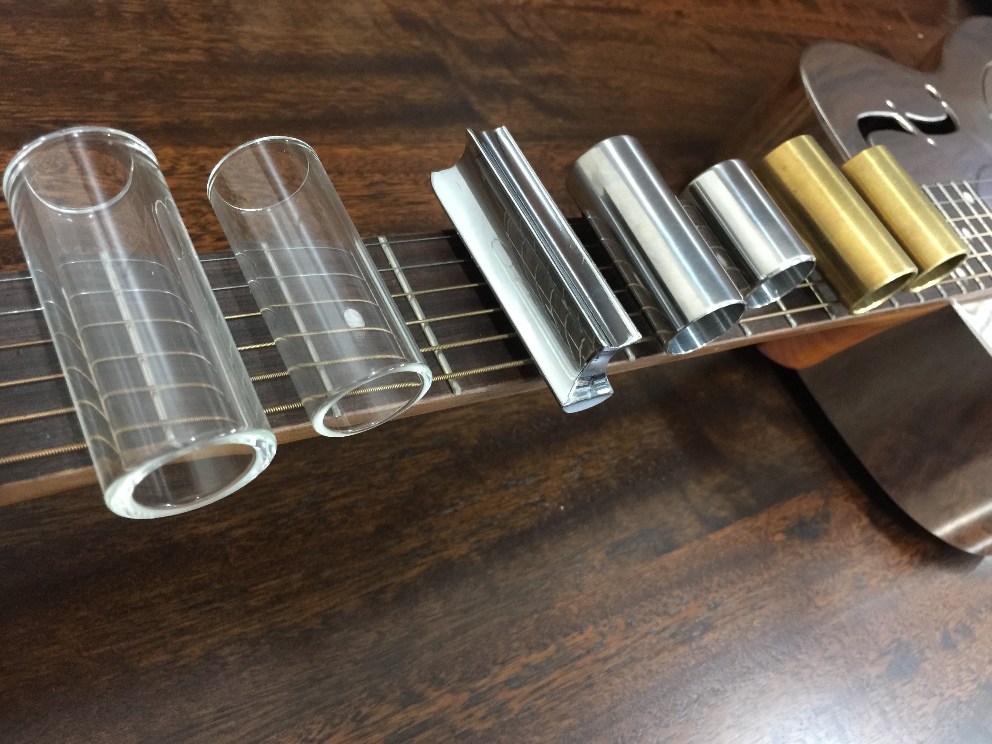 Haze HS38ST Stainless Steel Guitar Slide Solid Tone Bar Silver