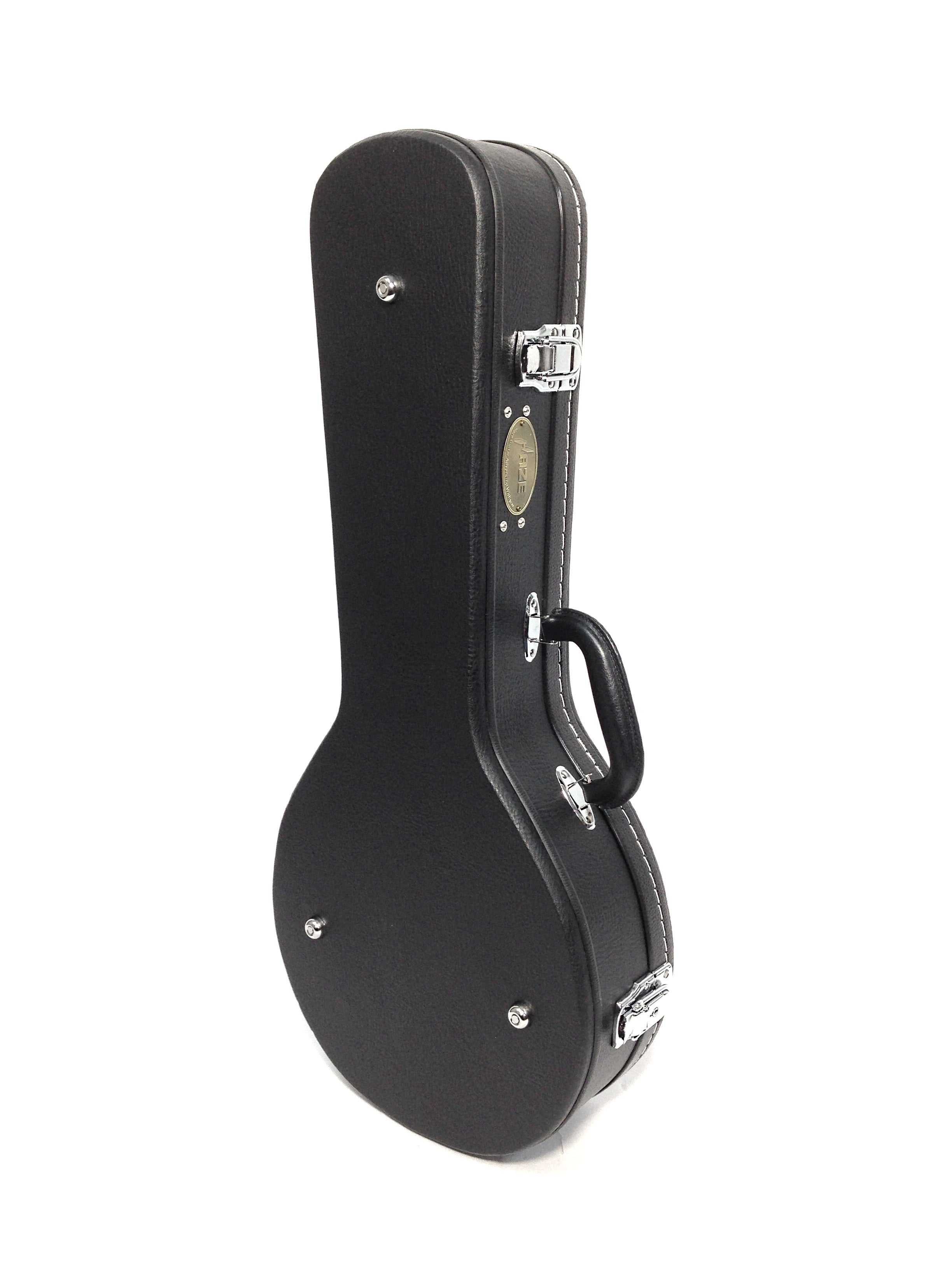 Haze HPMB19010C A-Style Mandolin Hard Case - Lockable, Black