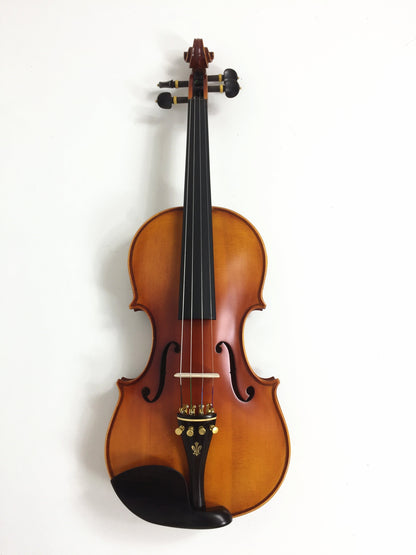 Symphony SJV01AA Solid Wood Handmade Violin Outfit, Ebony Fittings