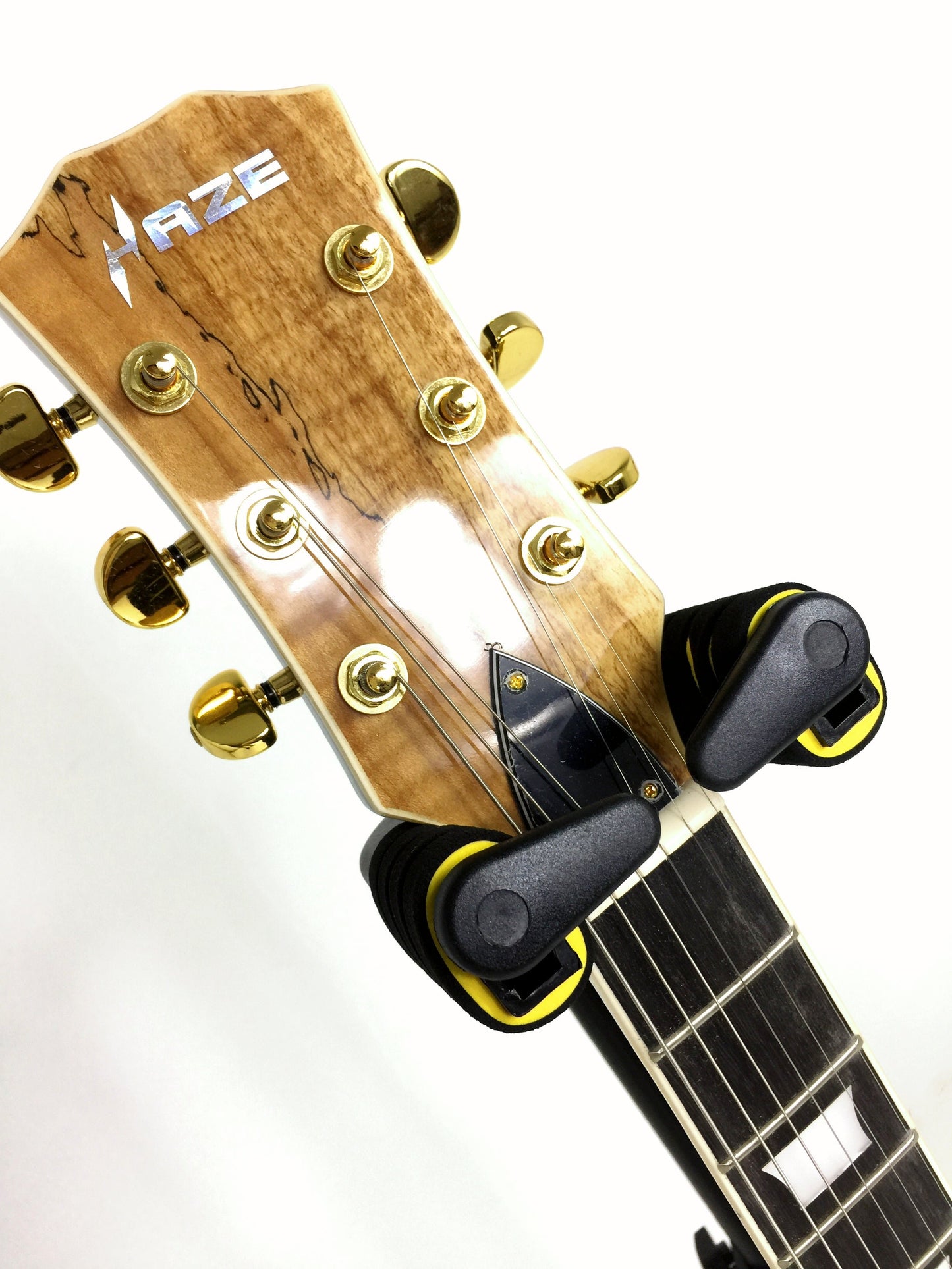 Haze HJGSL1B Guitar Stand, Height-Adjustable, Gravity Locking Design