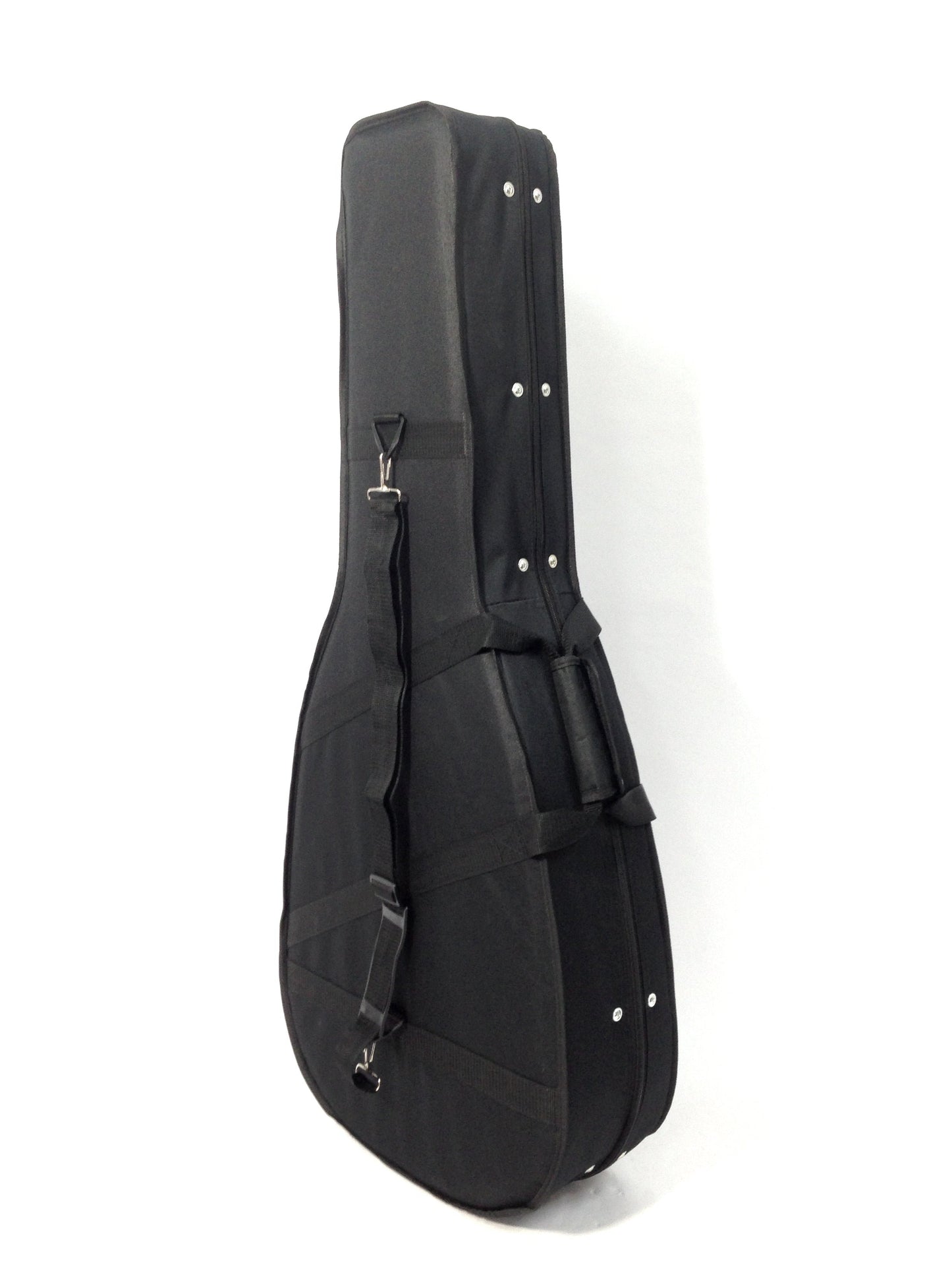 Haze HPAA19A01 Lightweight Hard Foam Case for Acoustic Guitar, Nylon Exterior