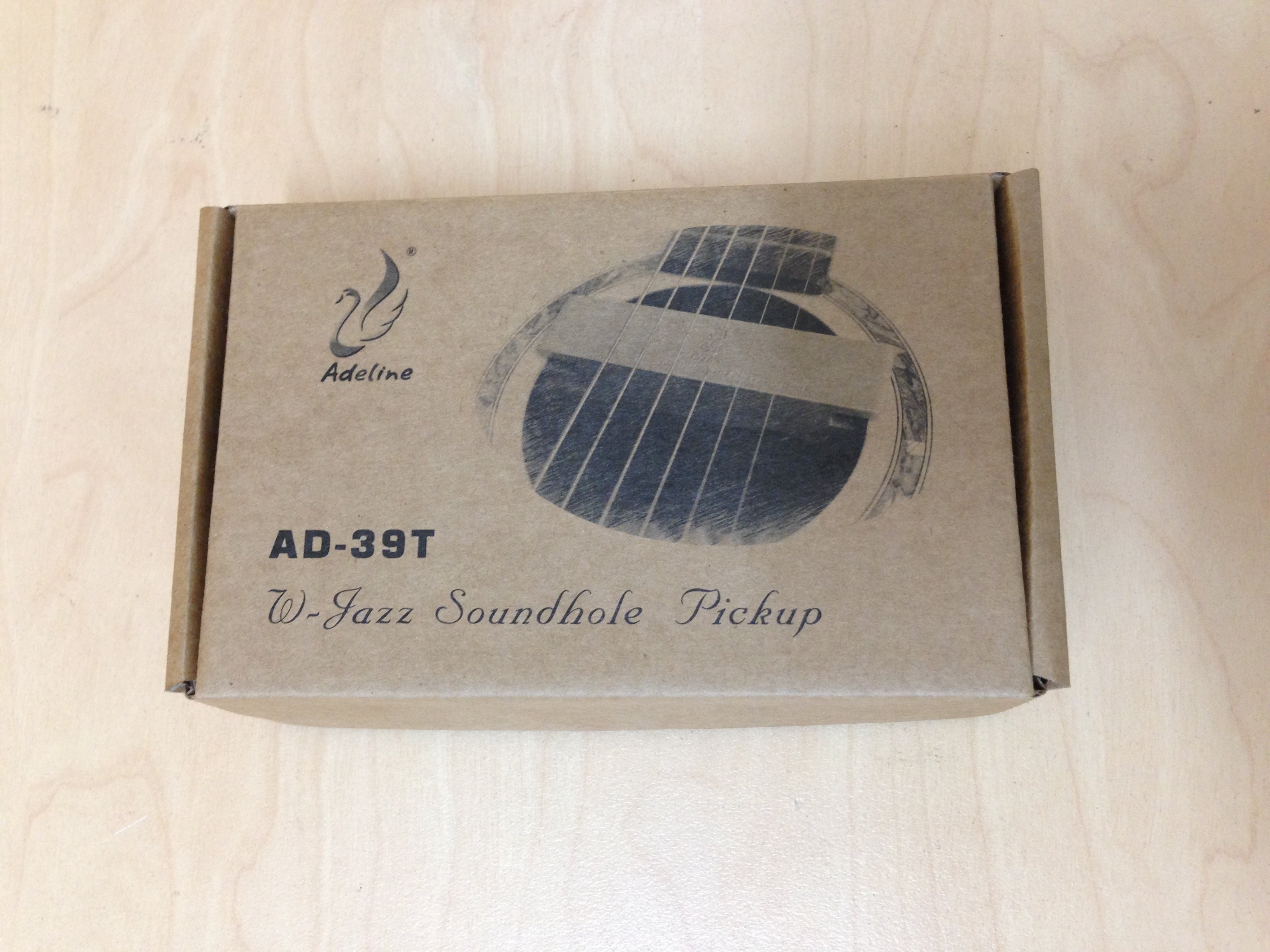 Adeline AD39T Passive Soundhole Folk Guitar Pickup, Volume & Tone Adjustable