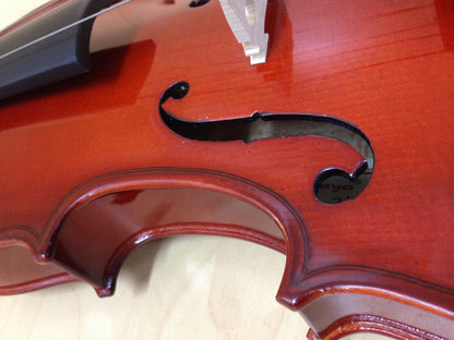 Caraya MV001 1/16-4/4 size Violin outfit w/Extra strings, Foam Hard Case, Bow, Rosin