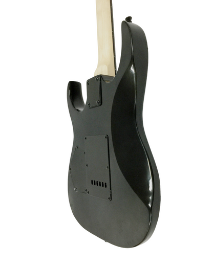 Haze Maple Neck HSH Tremolo HRG Electric Guitar - Black SEGLG4DBK