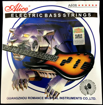 Alice A606M5 Electric Bass Guitar Strings Medium -5 strings, .045 ~.130