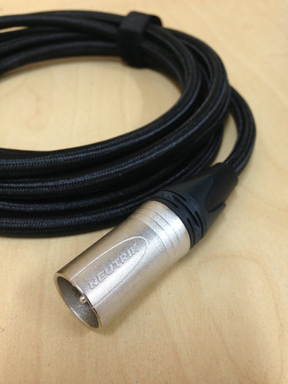 BoxKing OCC Microphone Cable/Lead,XLR-XLR,10FT(3M),3 Pin,All Silver Plated,Black