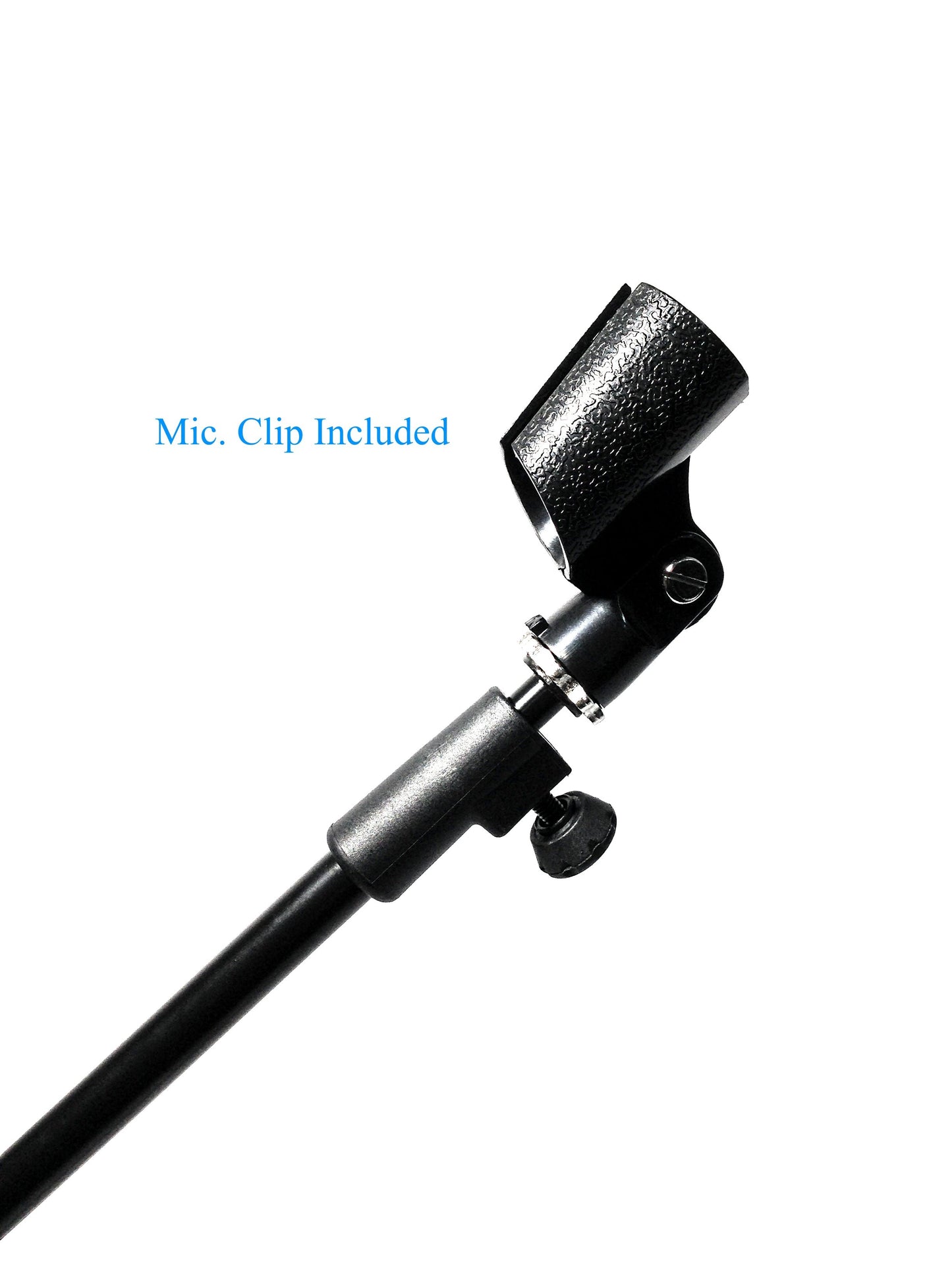 Haze MS010 Small Black Mic Stand With Short Telescopic Boom