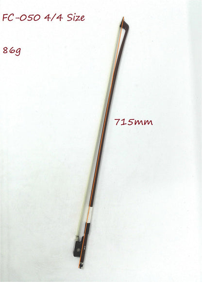 Symphony FC050 3/4 Size Cello Bow, Brazil-wood, Octagonal Stick, Real Horse Hair