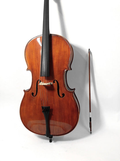 Symphony Solid wood handmade cello outfit LTC1150, 4/4 ~ 1/8 Size