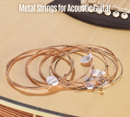Haze DP010 Acoustic Guitar Strings - Extra Light +3 Picks