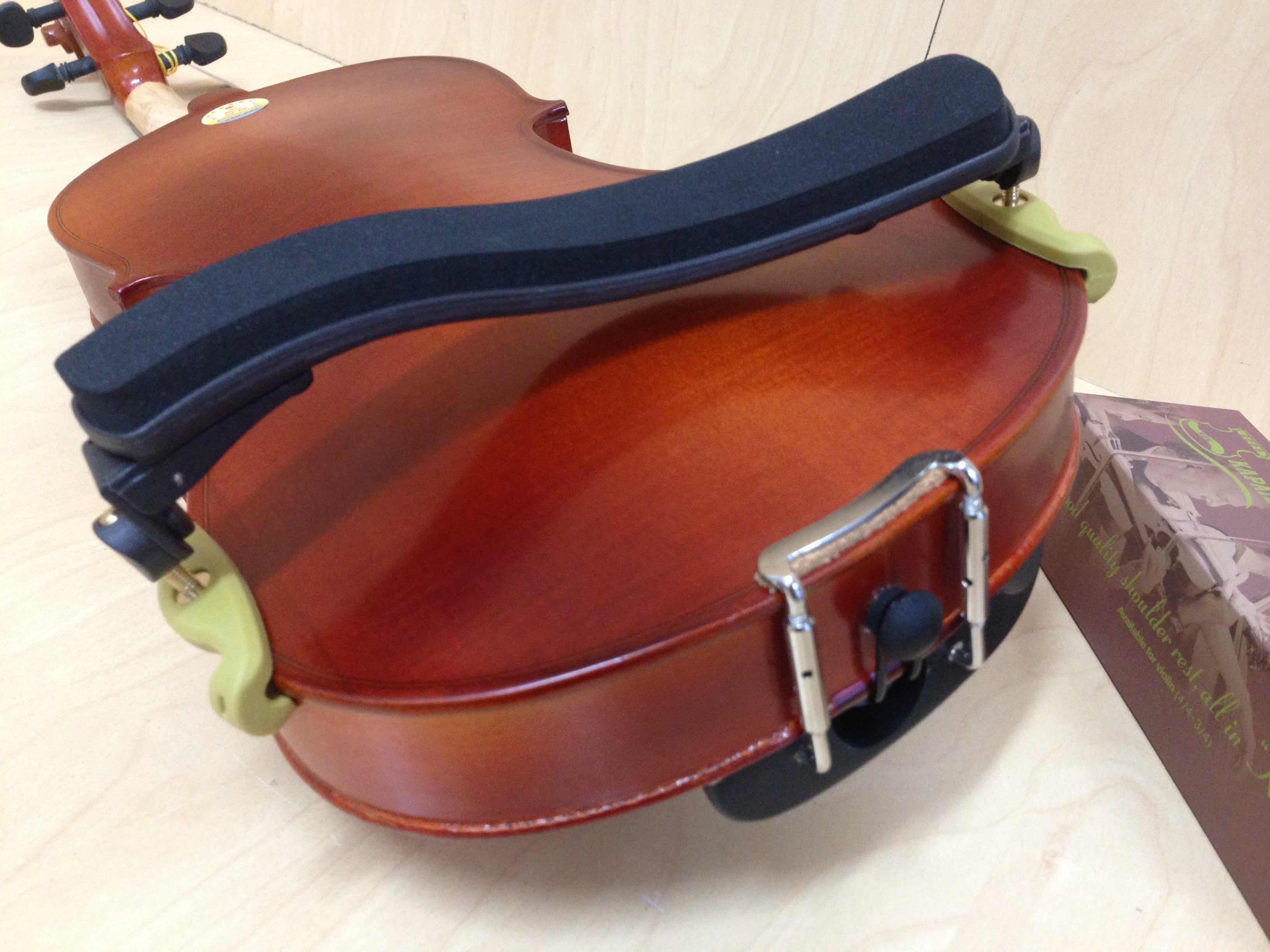 Kapaier KPE530NO301 Violin Shoulder Rest Adjustable For  1/16 ~ 1/4 Size Kun Style with Rosin