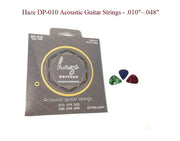 Haze DP010 Acoustic Guitar Strings - Extra Light +3 Picks