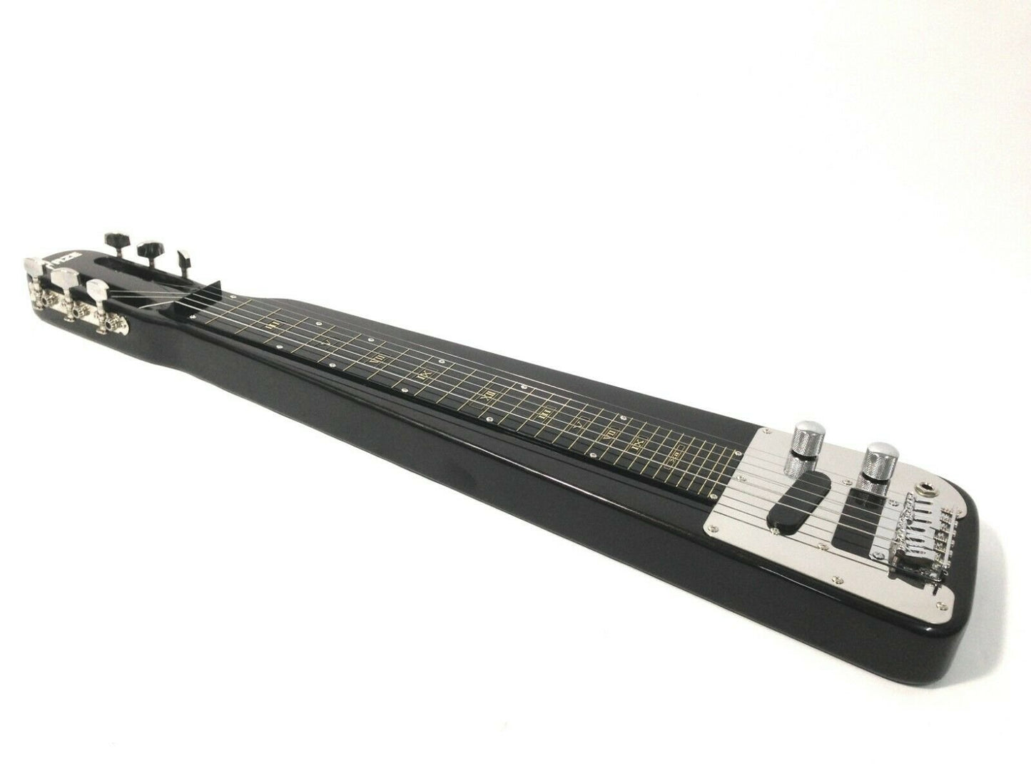 Haze Lap Steel Single Coil Height Adjustable Lap Steel Electric Guitar - Black HSLT1930MBK
