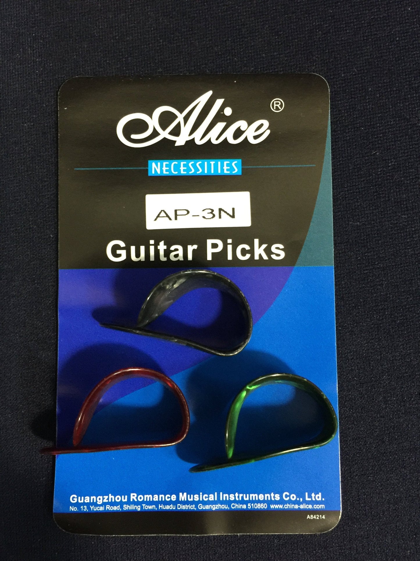 Alice AP3M/3N Celluloid Thumb Picks and Finger Picks