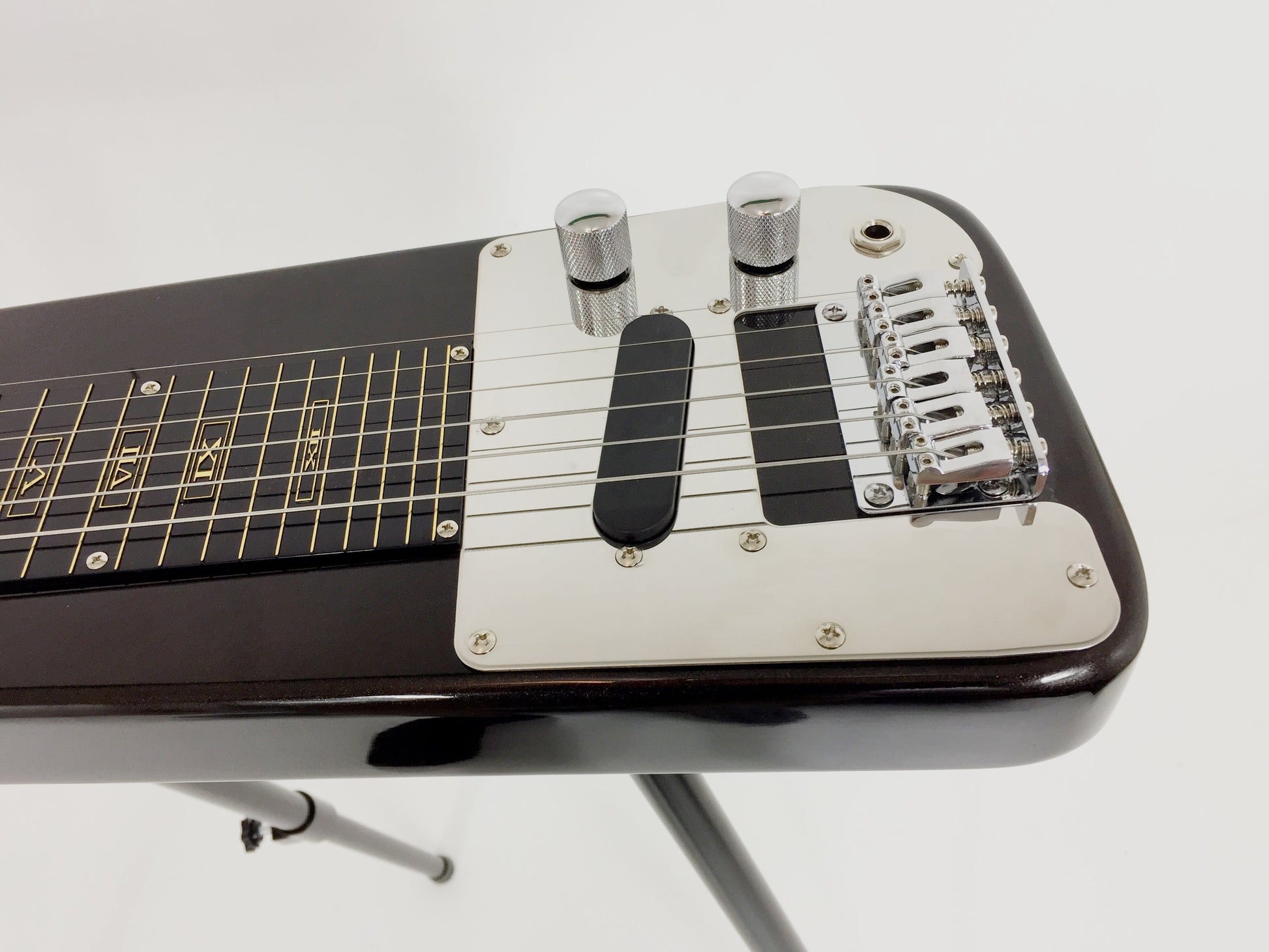Lap Steel Guitar Slide Electric Guitar Lap style Instrument W/Metal  Slide/Bag